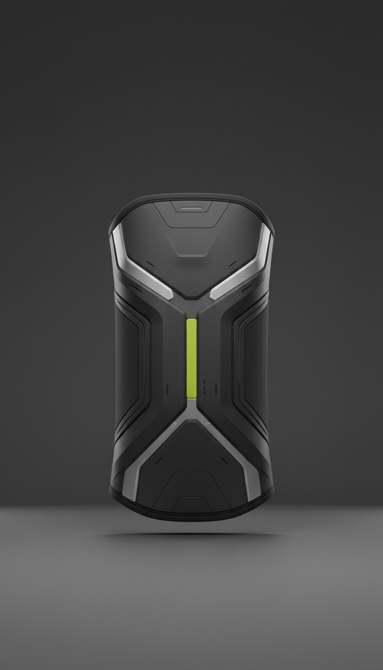 Gym sleeve with volt green accent